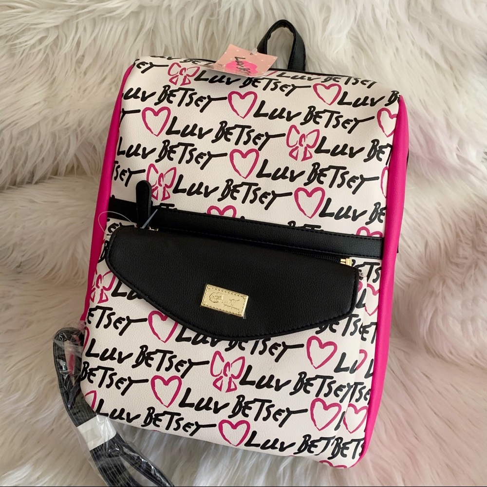 Betsey Johnson Backpack/Crossbody 2piece set - Picture 9 of 9